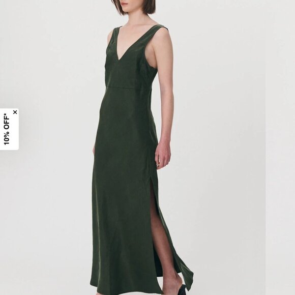 Rowie the Label Dresses & Skirts - Rowie the label Regina bias cut cupro maxi / midi dress